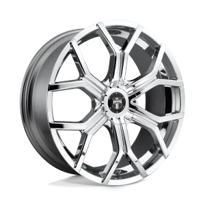 DUB – S207 ROYALTY – Polished – 24″x9.5″ 30mm – Summer Wheels – S207249597+30